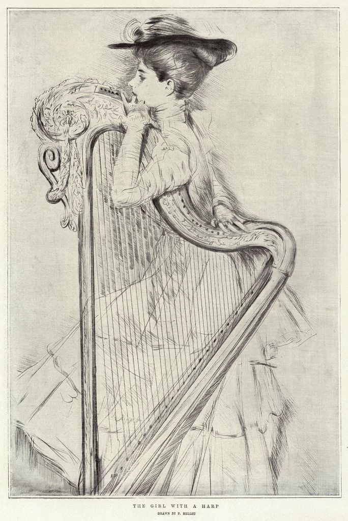 La ragazza con l'arpa